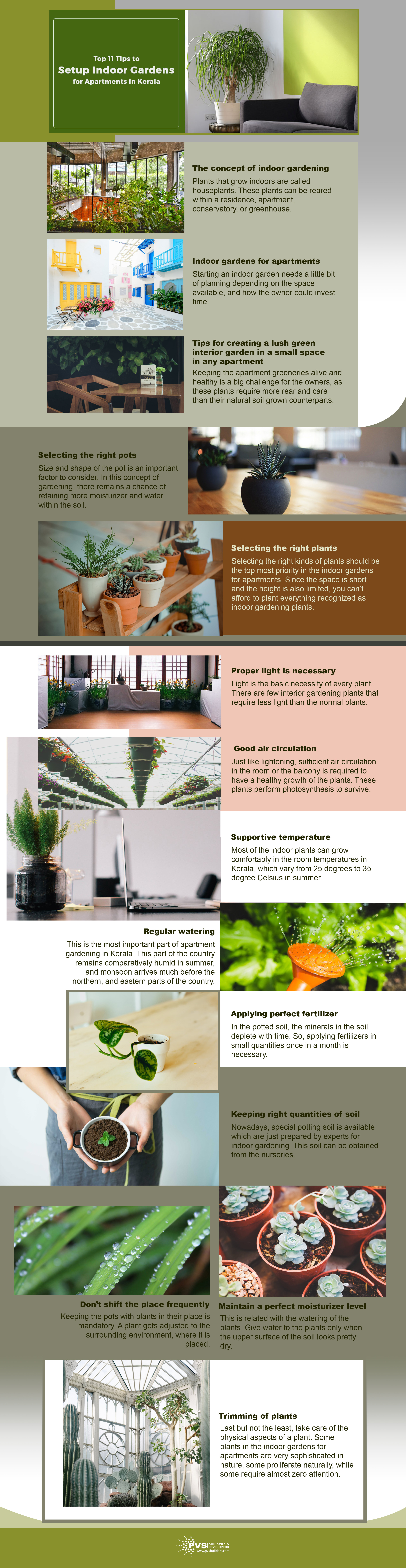 Top Tips To Setup Indoor Gardens For Apartments In Kerala