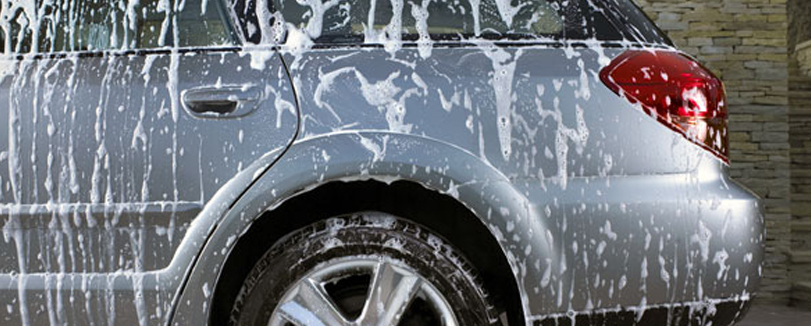 Wash Cars with Soapy Water