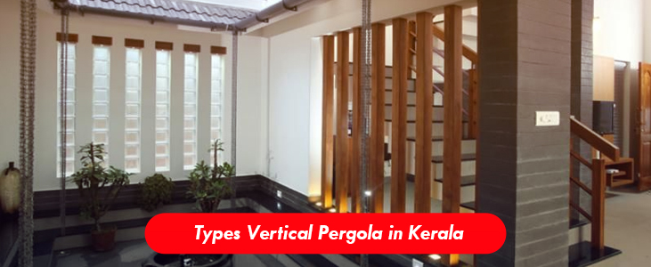 vertical pergola in living room