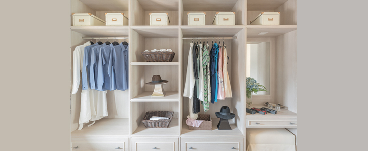 White Wooden Cupboard and Dressing Table