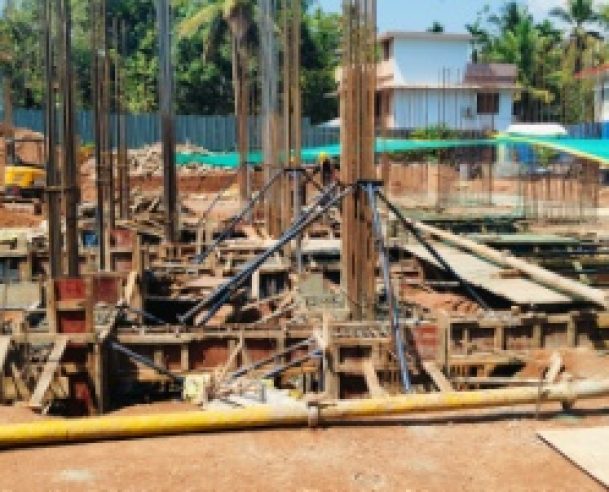 50% Pile Cap Work Completed (18-3-2025)