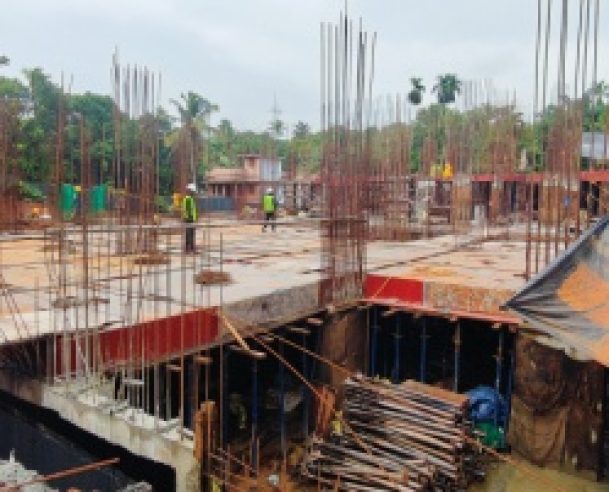 Lower Ground Floor Slab Casting Completed (25-6-2025)