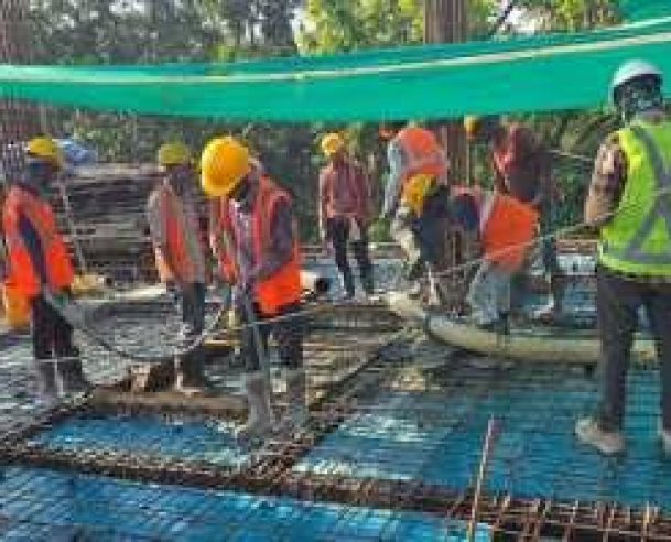 First Floor Slab Casting Completed (07-10-2025)