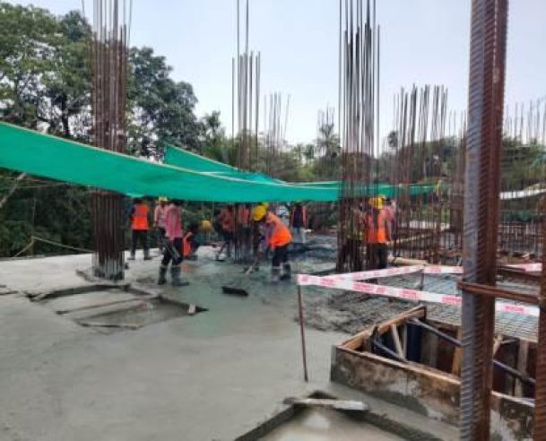 First Floor Slab Casting Completed (07-10-2025)