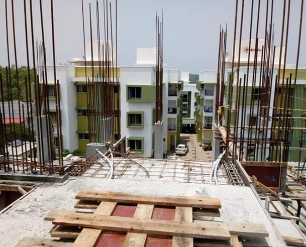  CONCRETING OF SECOND FLOOR COLUMNS 100% COMPLETED [30-05-2019]