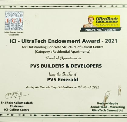 ICI Ultratech Award 2021