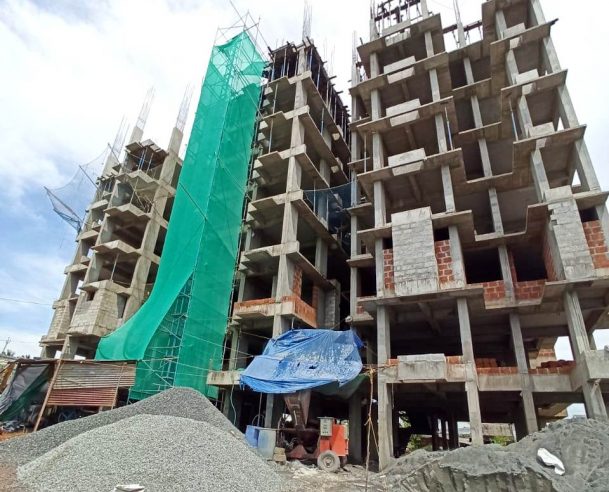 REBAR CUTTING, BENDING AND TYING FOR SEVENTH FLOOR ROOF SLAB, BEAM AND COLUMNS [31-10-2019]