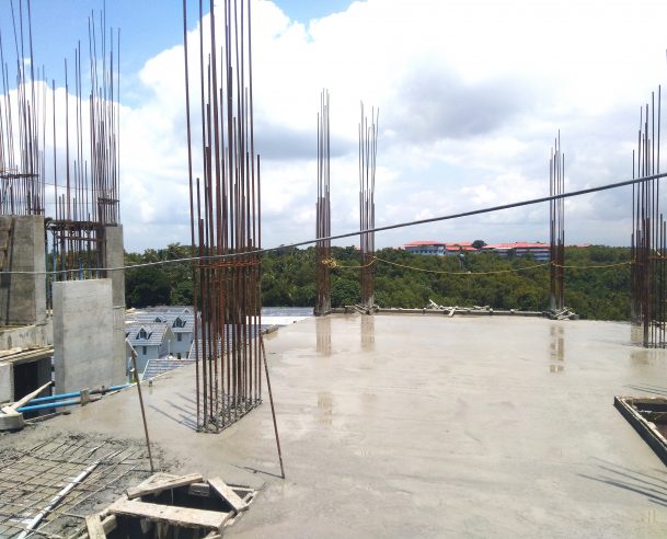  CONCRETING OF SIXTH FLOOR COLUMNS (90% COMPLETED) [30-09-2019]