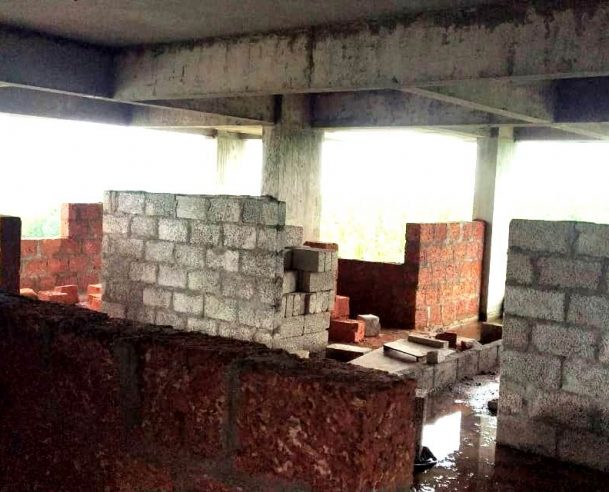 MASONRY WORK IN 5TH FLOOR : 31-07-2020