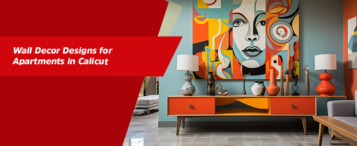 Wall decor designs for Apartments in Calicut