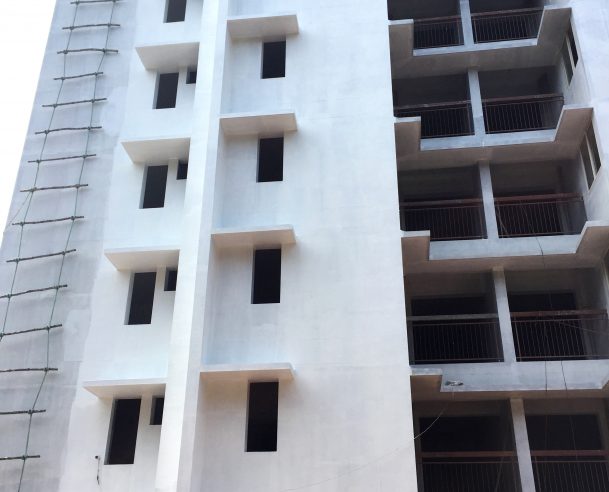 EXTERNAL PLASTERING COMPLETED (29-11-2018)