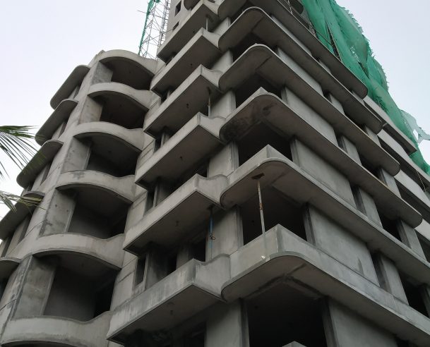 INTERNAL PLASTERING UP TO 5TH FLOOR  & ELECTRICAL METAL BOX FIXING & POINT WIRING UP TO 6TH FLOOR COMPLETED: 30-08-2018